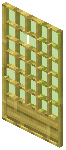 Bamboo Lime Grid Sliding Door