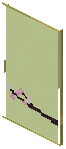 Bamboo Lime Paper Sliding Door