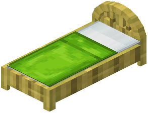 Bamboo Lime Plank Bed