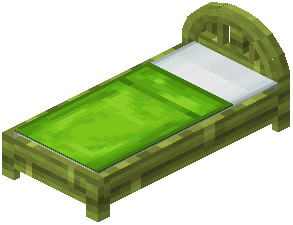 Bamboo Lime Wood Bed