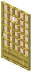 Bamboo Orange Grid Sliding Door