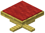 Bamboo Plank Coffee Chair Red