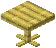 Bamboo Plank Coffee Table