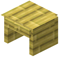 Bamboo Planks Desk Cabinet