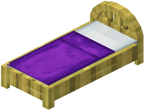 Bamboo Purple Plank Bed