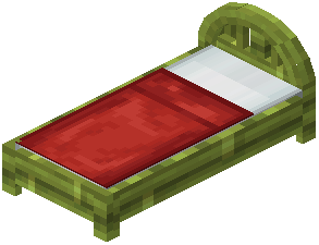 Bamboo Red Wood Bed