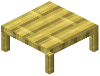 Bamboo Wood End Table