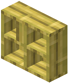 Bamboo Wood Four Grid Cabinet