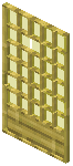 Bamboo Yellow Grid Sliding Door