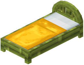 Bamboo Yellow Wood Bed