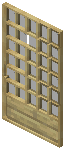 Birch Black Grid Sliding Door