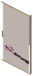 Birch Black Paper Sliding Door