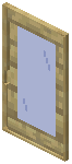 Birch Blue Glass Sliding Door