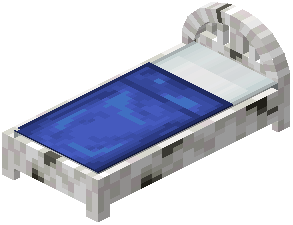 Birch Blue Wood Bed