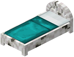 Birch Cyan Wood Bed