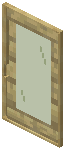 Birch Green Glass Sliding Door