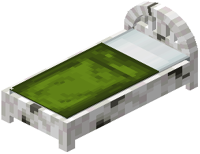 Birch Green Wood Bed