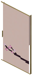 Birch Light Gray Paper Sliding Door