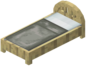 Birch Light Gray Plank Bed