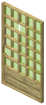 Birch Lime Grid Sliding Door