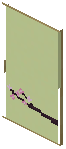 Birch Lime Paper Sliding Door