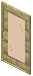 Birch Orange Glass Sliding Door