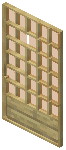Birch Orange Grid Sliding Door