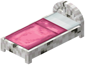Birch Pink Wood Bed