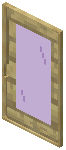Birch Purple Glass Sliding Door