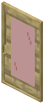 Birch Red Glass Sliding Door