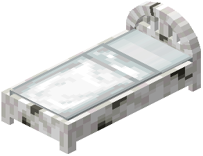 Birch White Wood Bed