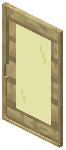 Birch Yellow Glass Sliding Door