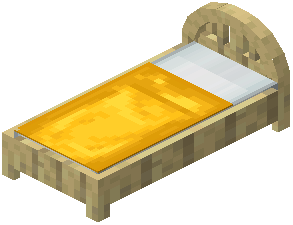 Birch Yellow Plank Bed