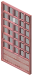 Cherry Black Grid Sliding Door