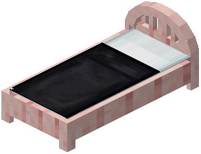 Cherry Black Plank Bed