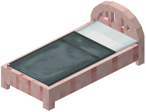 Cherry Gray Plank Bed
