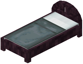 Cherry Gray Wood Bed