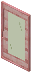Cherry Green Glass Sliding Door
