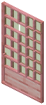 Cherry Green Grid Sliding Door