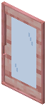 Cherry Light Blue Glass Sliding Door