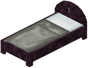 Cherry Light Gray Wood Bed