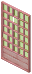 Cherry Lime Grid Sliding Door