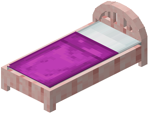 Cherry Magenta Plank Bed