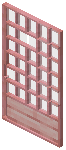 Cherry White Grid Sliding Door
