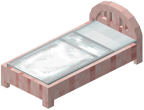 Cherry White Plank Bed