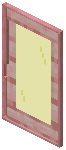 Cherry Yellow Glass Sliding Door