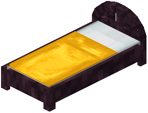 Cherry Yellow Wood Bed