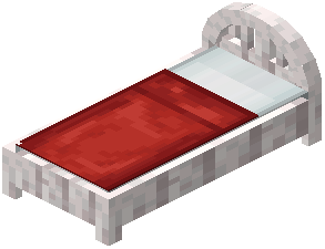 Pale Oak Red Plank Bed