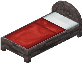 Pale Oak Red Wood Bed