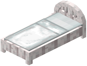Pale Oak White Plank Bed